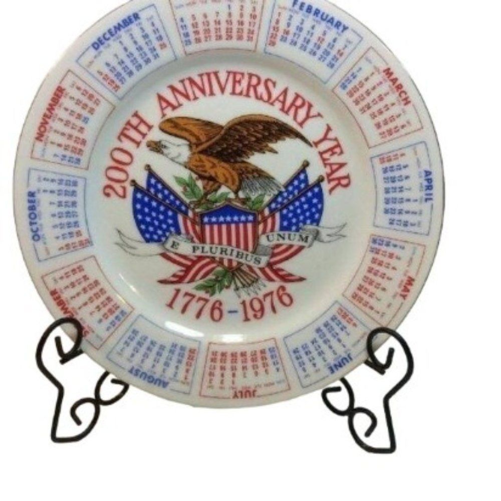 200th Anniversary aMERICA Year 1776-1976 Collector plate